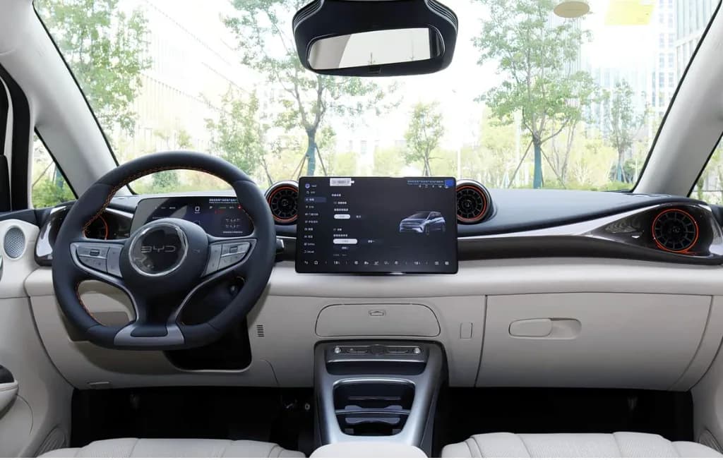 BYD Dolphin — driving